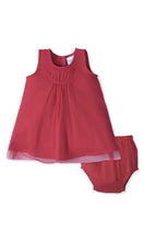 Robe élégante en tulle et filet de nylon lavande avec col à volants pour enfants et nourrissons