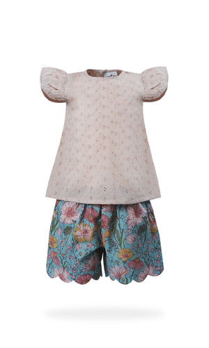 Embroidered Top and Bloomer Set : Infant : Baby Girl