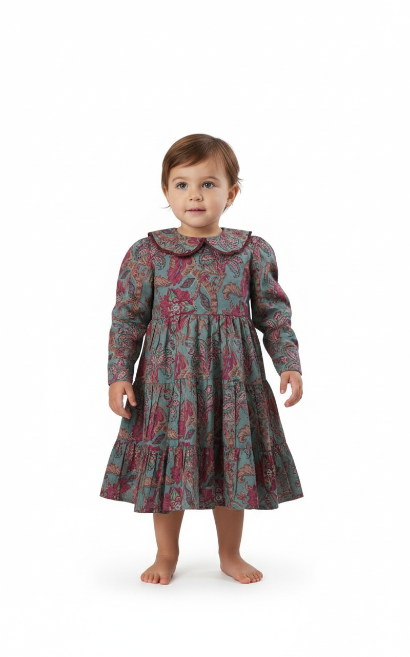 Amara Dress : SAGE : Infant : Toddler : Tween