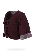 Jill Reversible Quilted Jacket : CHRISTMAS MAROON : Infant : Toddler : Tween