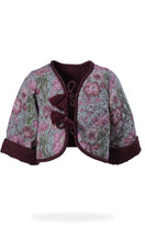 Jill Reversible Quilted Jacket : CHRISTMAS MAROON : Infant : Toddler : Tween