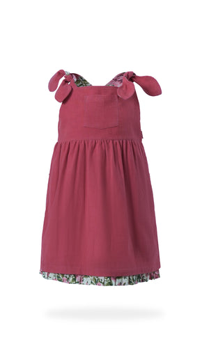 Ruhani Dress :  CORAL : Infant : Toddler : Tween