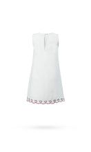 Heart-Embroidered Cotton Top & Shorts Set