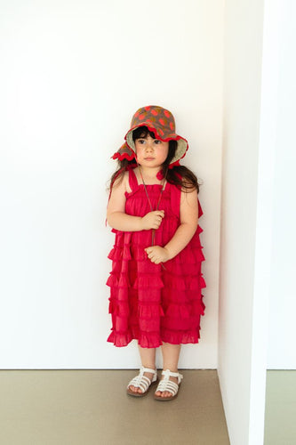 Nia Dress : RED :  Infant : Toddler : Tween