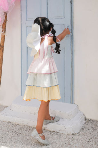 Sidney Layered Swing Dress : MULTI COLOURED : Infant : Toddler : Tween