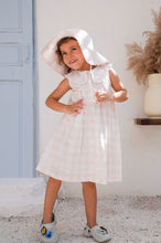 Collars Check Dress : SOFT PINK : Infant : Toddler : Tween