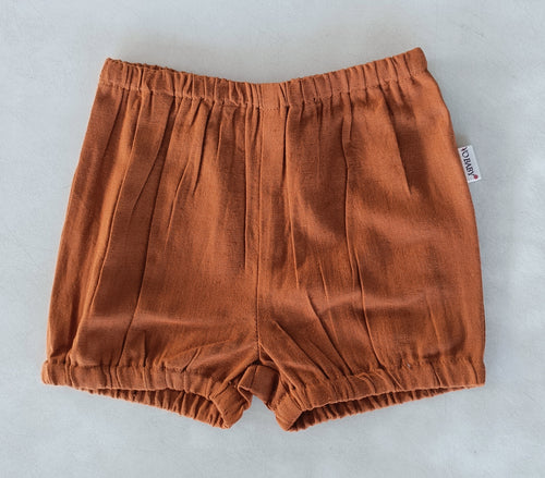 Rust Solid Color Boys Diaper Cover