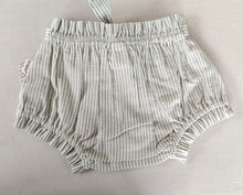 Stylish Sage Stripe Cotton Bloomer with Belt