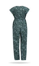 Top floreale marrone per bambini e pantaloni a righe con volant stampato