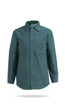 Camicia in velluto a coste - Rosso intenso