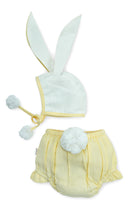 Easter Bunny Bonnet and Bloomer : YELLOW : Infant : Baby Girl