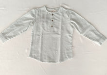 Chemise rayée bleu cool pour enfants