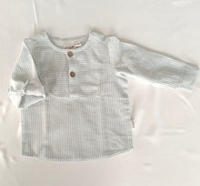 Fantastica camicia a righe blu per bambini