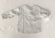 Fantastica camicia a righe blu per bambini