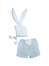 Easter Bunny Bonnet and Bloomer : POWDER BLUE : Infant : Baby Boy