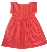 Coral Heart Gathered Dress