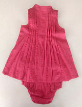 Kids & Infant Pink Heart Dobby Dress with Pleats