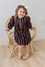 Burgundy Solid Color Silver Lurex Gathered Long Sleeve Dress