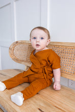 Rust Solid Color Top & Pant Set