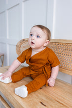 Rust Solid Color Top & Pant Set