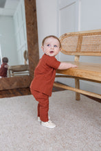 Maroon Solid Color Top & Pant Set