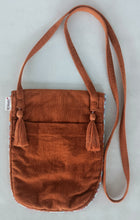 Rust Corduroy Solid Color Baby Purse