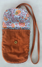 Rust Corduroy Solid Color Baby Purse