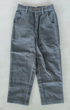 Grey Corduroy Solid Color Boys Pants