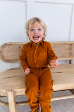 Rust Corduroy Solid Color Boys Pants