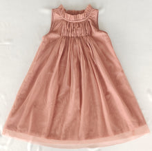 Elegant Sleeveless Nylon Net Tulle Dress with Ruffle Neck for Kids & Infants