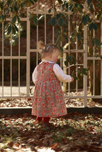 Charming Red Floral Fit & Flare Dress with Cotton Lace Finish