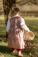 Charming Red Floral Fit & Flare Dress with Cotton Lace Finish
