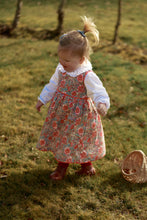 Charming Red Floral Fit & Flare Dress with Cotton Lace Finish