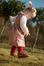 Charming Red Floral Fit & Flare Dress with Cotton Lace Finish