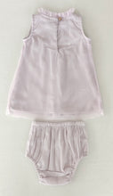 Elegant Lavender Nylon Net Tulle Dress with Ruffle Neck for Kids & Infants