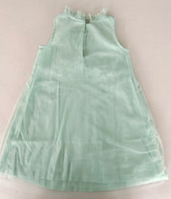 Elegant Mint Green Nylon Net Tulle Dress with Ruffle Neck for Kids & Infants