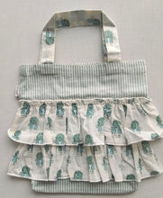 Sac fourre-tout à volants pour enfants avec motif à volants en coton