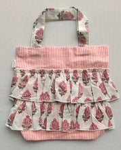 Sac fourre-tout à volants pour enfants avec motif à volants en coton