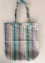 Reversible Tote Bag with Extra Front Pocket, Easy to Carry, Cotton Fabric