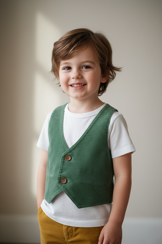 Corduroy Vest : SAGE : Toddler : Tween : Unisex