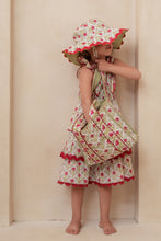 RED FLORAL PRINT : Infant : Toddler : Tween