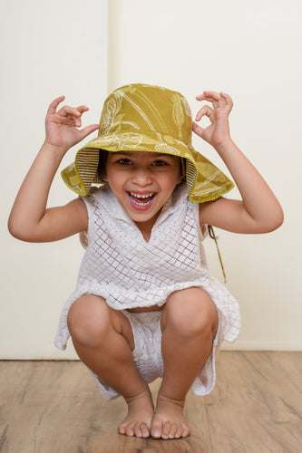 Sun Hat  : GREEN : Infant : Toddler : Tween