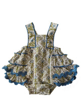 Kia Ruffle Romper : BLUE : Infant