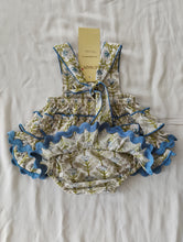 Kia Ruffle Romper : BLUE : Infant
