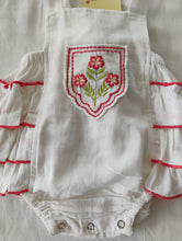 The Jaipur Embroidered Romper : WHITE : Infant