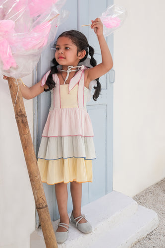 Genelia Layerd Dress : MULTI-COLOR : Infant : Toddler : Tween