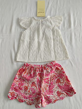 Reva Shorts and Top Set : WHITE : Infant : Toddler : Tween
