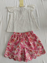 Reva Shorts and Top Set : WHITE : Infant : Toddler : Tween