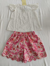 Reva Shorts and Top Set : WHITE : Infant : Toddler : Tween
