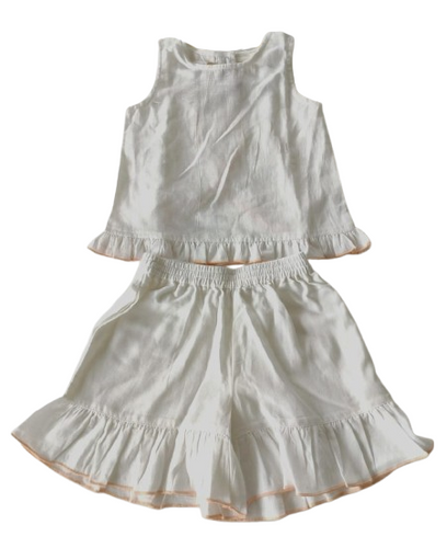 Top and Shorts Set  : PEACH : Infant : Toddler : Tween